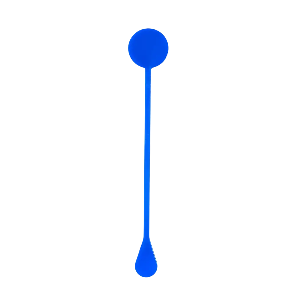 Agitatore per cocktail (Mojito, CaÏpi) in PP blu da 17 cm - Riutilizzabile (confezione da 100)