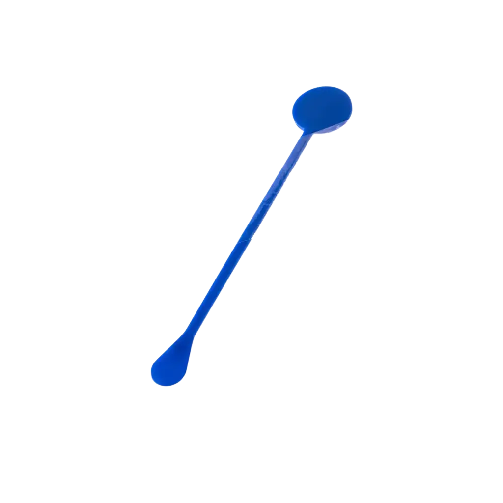Agitatore per cocktail (Mojito, CaÏpi) in PP blu da 17 cm - Riutilizzabile (confezione da 100)