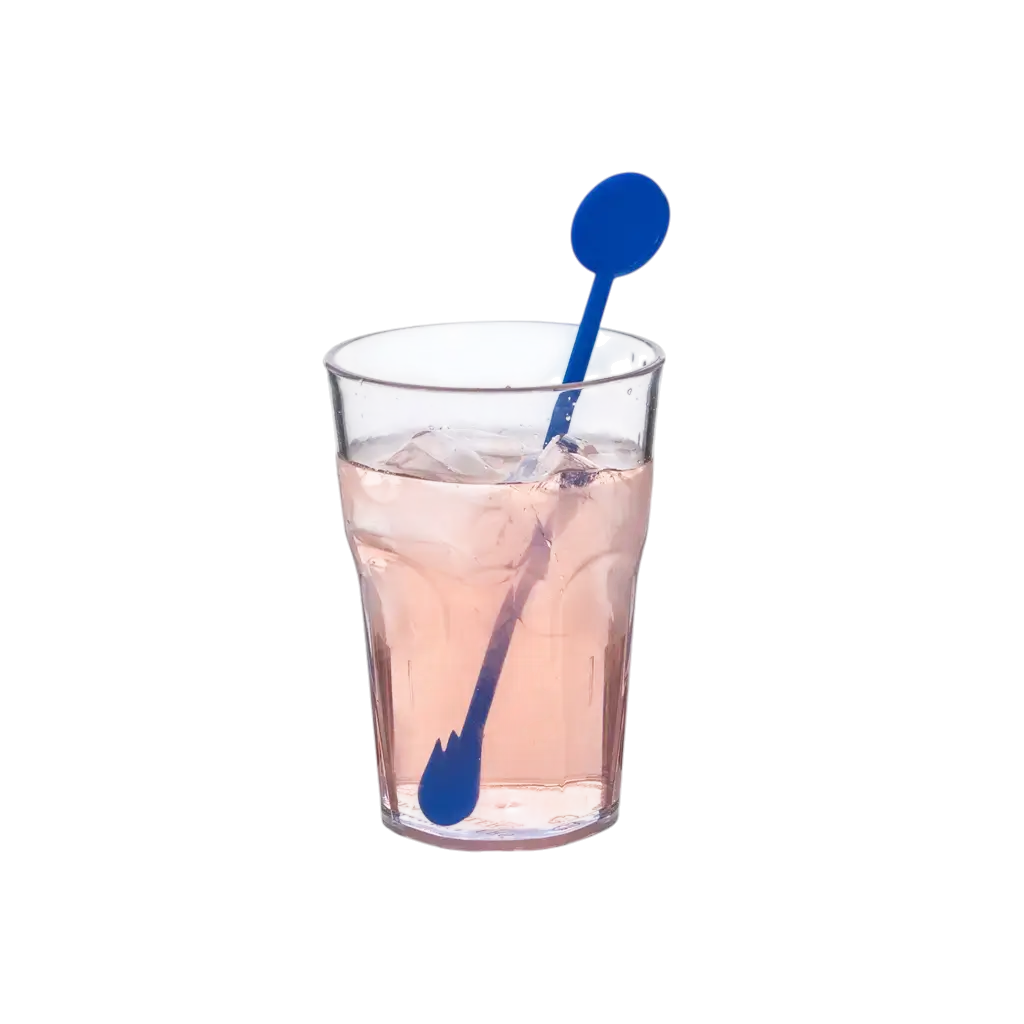 Agitatore per cocktail (Mojito, CaÏpi) in PP blu da 17 cm - Riutilizzabile (confezione da 100)