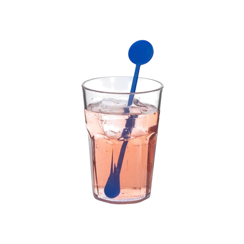 Agitatore per cocktail (Mojito, CaÏpi) in PP blu da 17 cm - Riutilizzabile (confezione da 100)