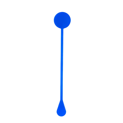 Agitatore per cocktail (Mojito, CaÏpi) in PP blu da 17 cm - Riutilizzabile (confezione da 100)