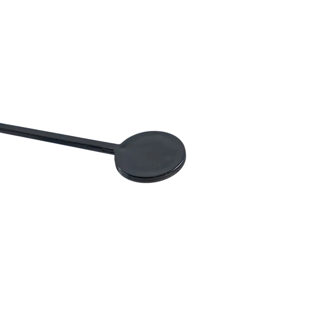 Agitatore per cocktail (Mojito, Caïpi) in PP nero da 17 cm - Riutilizzabile (confezione da 100)