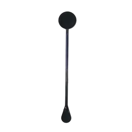 Agitatore per cocktail (Mojito, Caïpi) in PP nero da 17 cm - Riutilizzabile (confezione da 100)