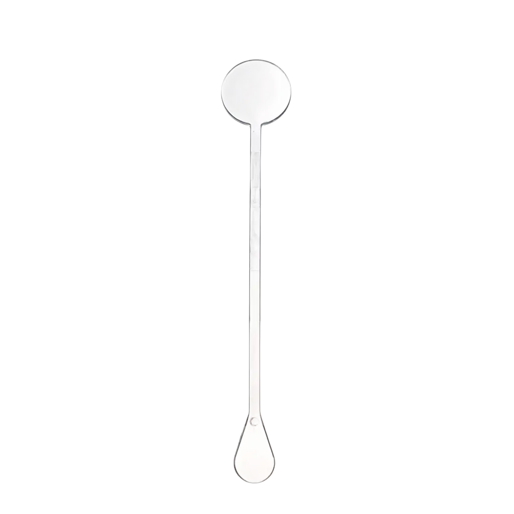 Agitatore per cocktail 17 cm in PP trasparente (Mojito, Caïpi) - Riutilizzabile (confezione da 100)