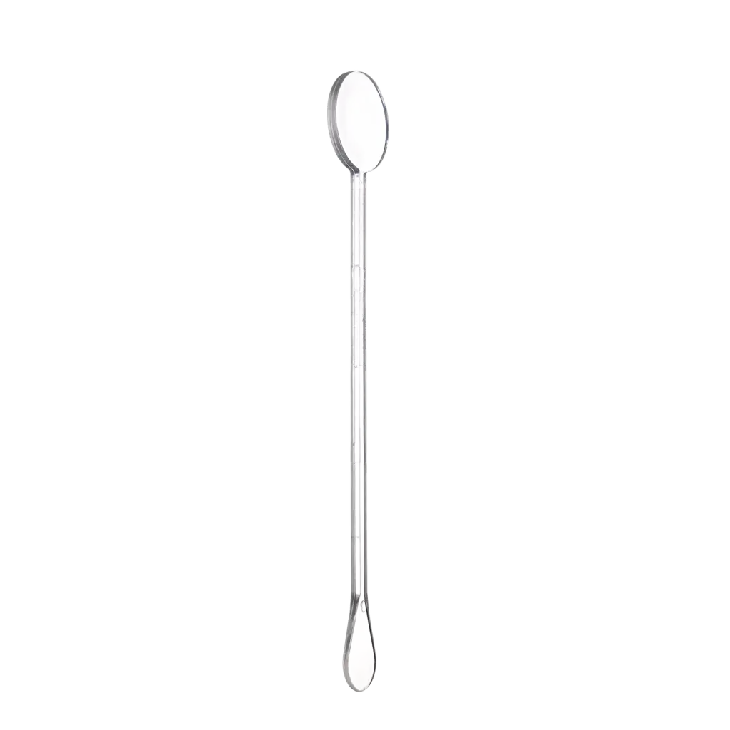 Agitatore per cocktail 17 cm in PP trasparente (Mojito, Caïpi) - Riutilizzabile (confezione da 100)