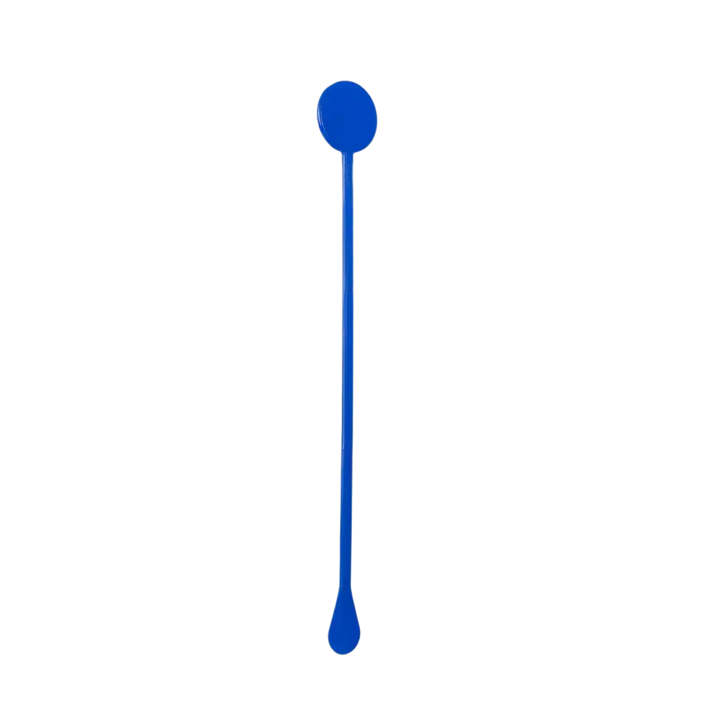 Agitatore standard per cocktail 22 cm in PP blu - riutilizzabile (confezione da 100)