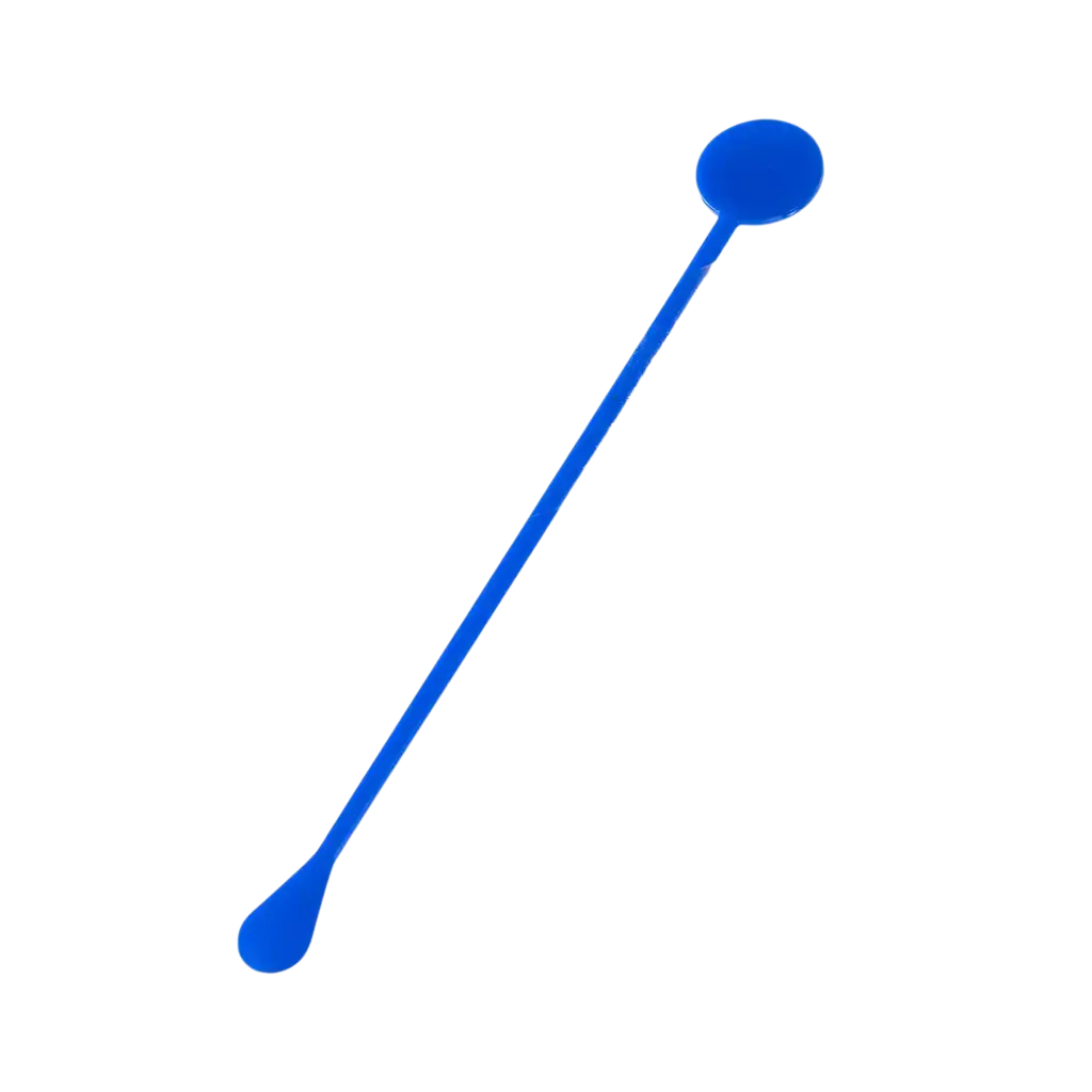 Agitatore standard per cocktail 22 cm in PP blu - riutilizzabile (confezione da 100)