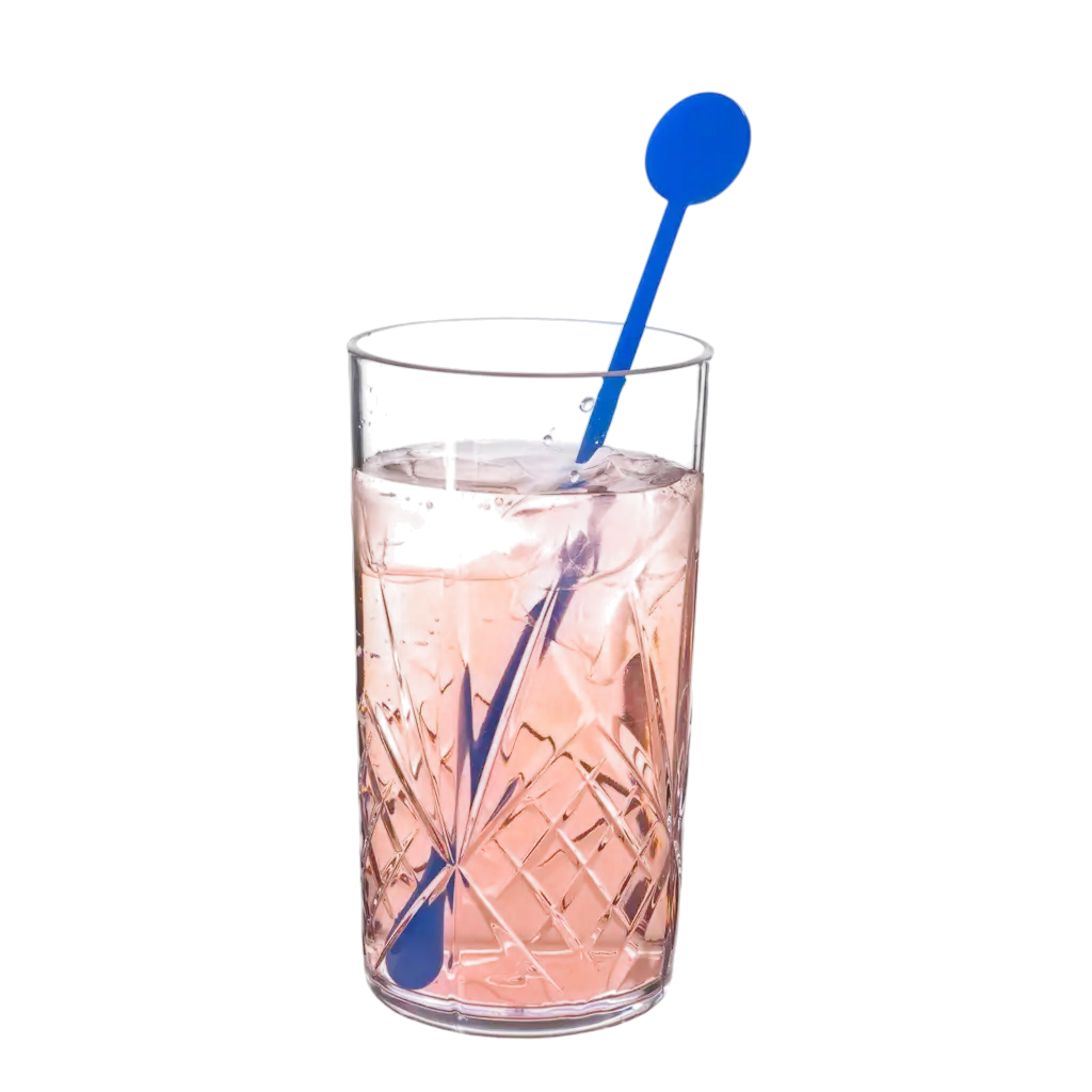 Agitatore standard per cocktail 22 cm in PP blu - riutilizzabile (confezione da 100)