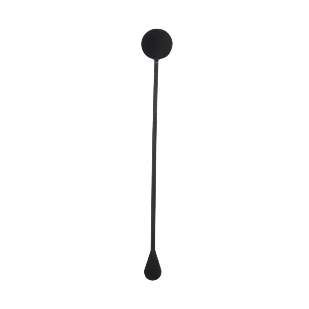 Agitatore standard per cocktail 22 cm in PP nero - riutilizzabile (confezione da 100)