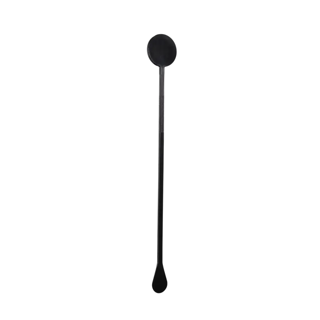 Agitatore standard per cocktail 22 cm in PP nero - riutilizzabile (confezione da 100)