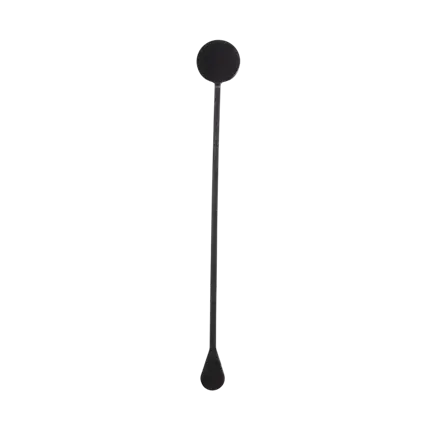 Agitatore standard per cocktail 22 cm in PP nero - riutilizzabile (confezione da 100)