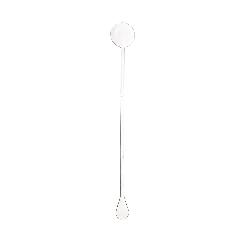 Agitatore standard per cocktail 22 cm in PP trasparente - riutilizzabile (confezione da 100)