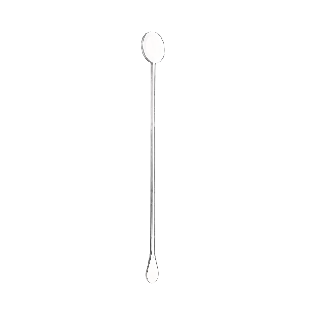 Agitatore standard per cocktail 22 cm in PP trasparente - riutilizzabile (confezione da 100)