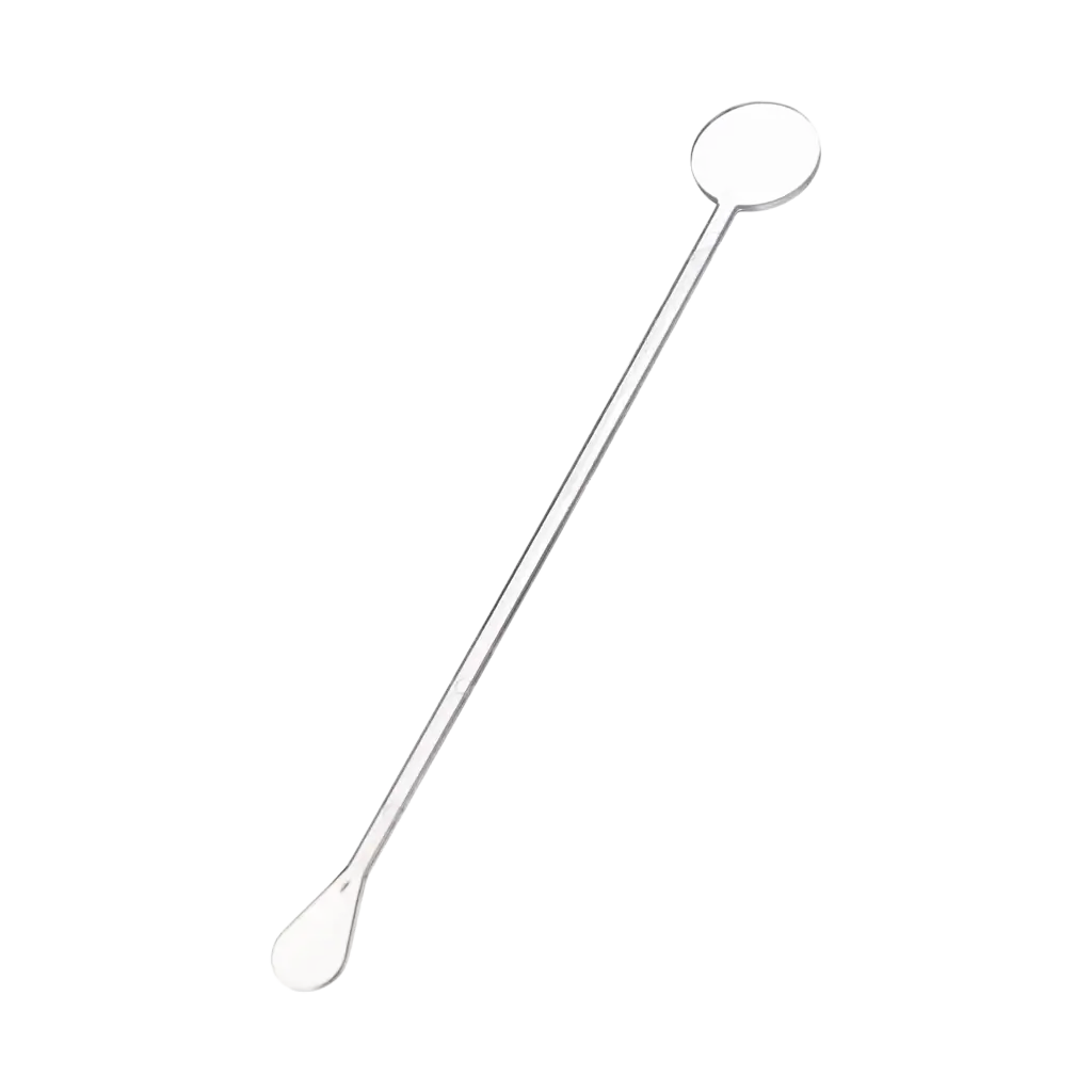 Agitatore standard per cocktail 22 cm in PP trasparente - riutilizzabile (confezione da 100)