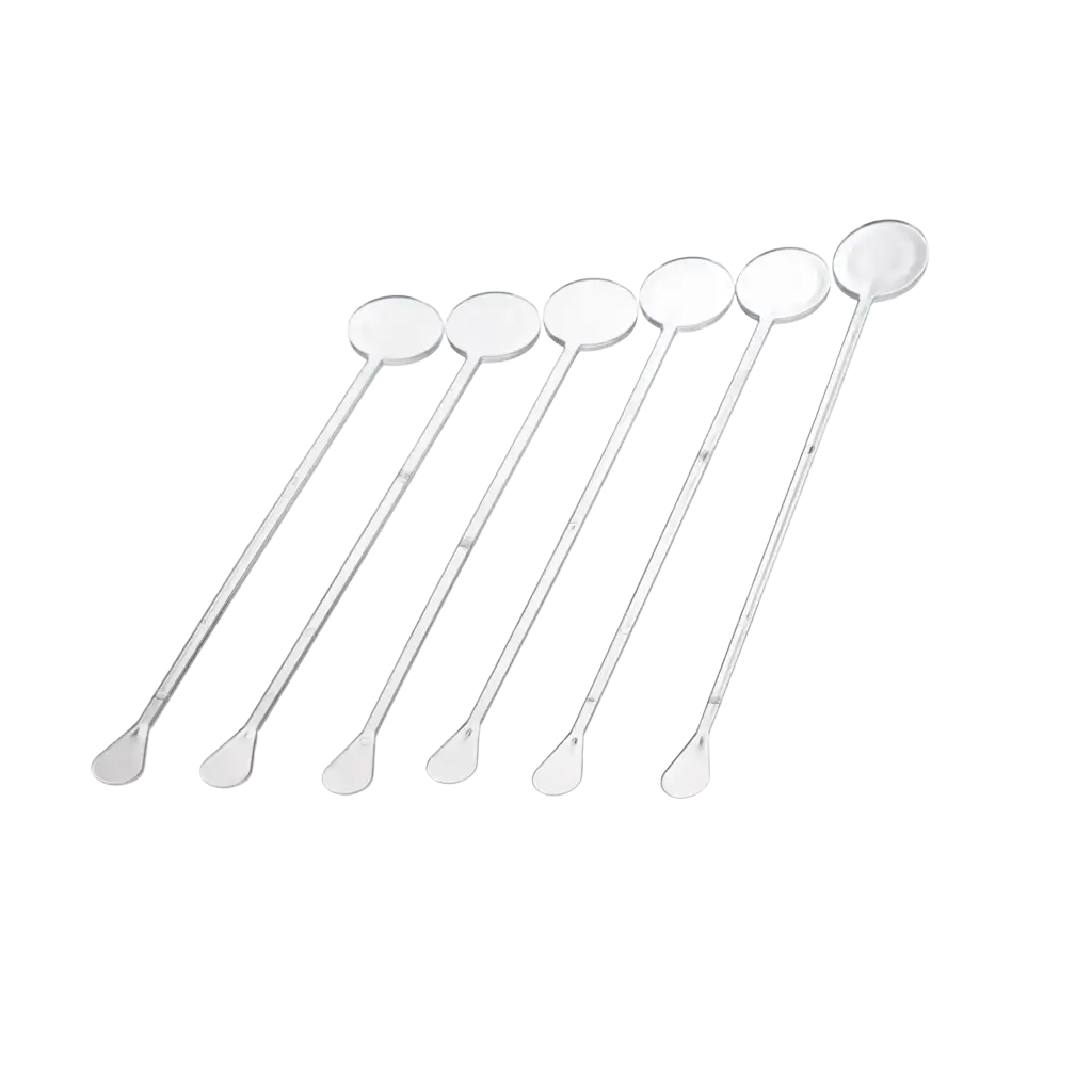 Agitatore standard per cocktail 22 cm in PP trasparente - riutilizzabile (confezione da 100)