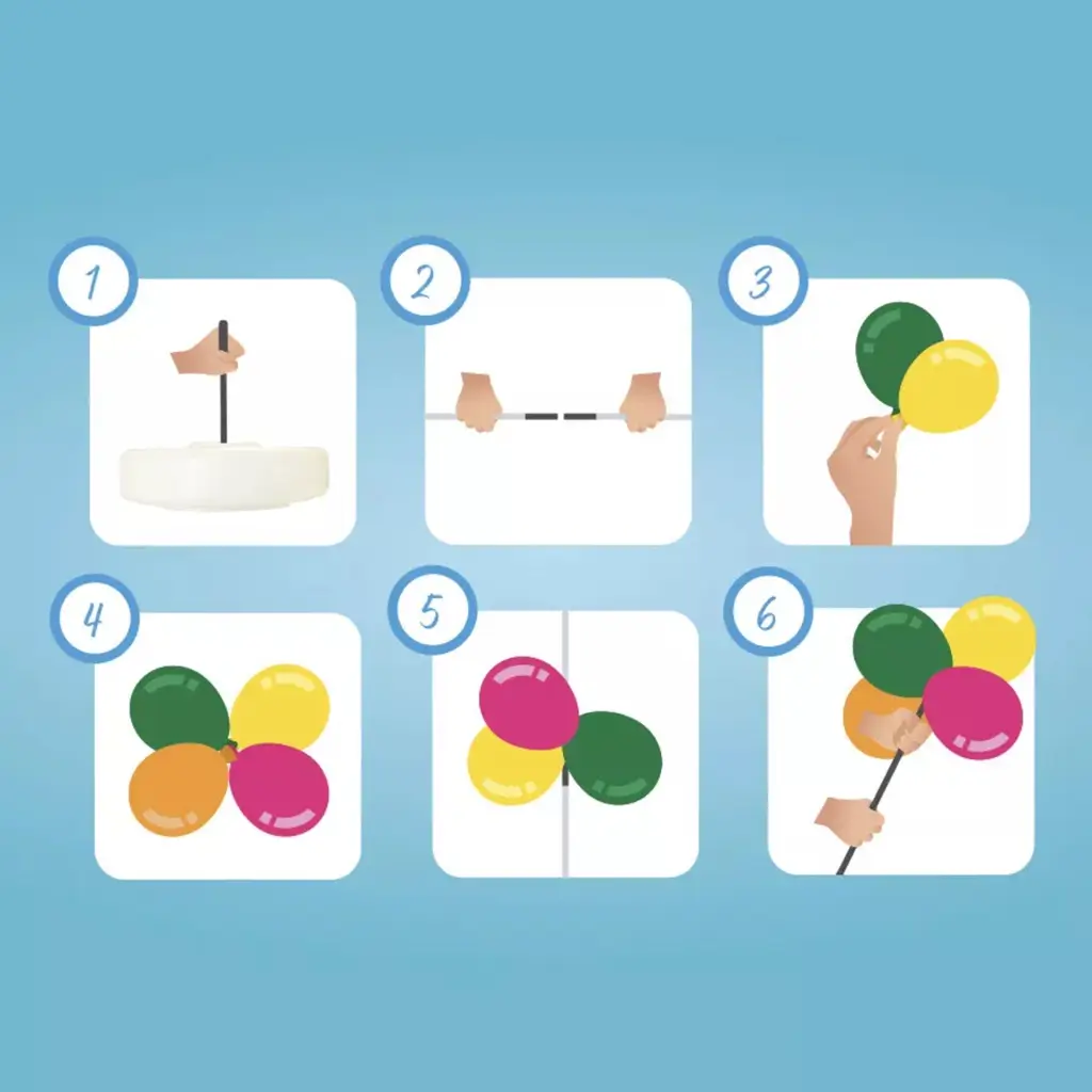 Struttura ad arco con palloncini - 3m x 3m