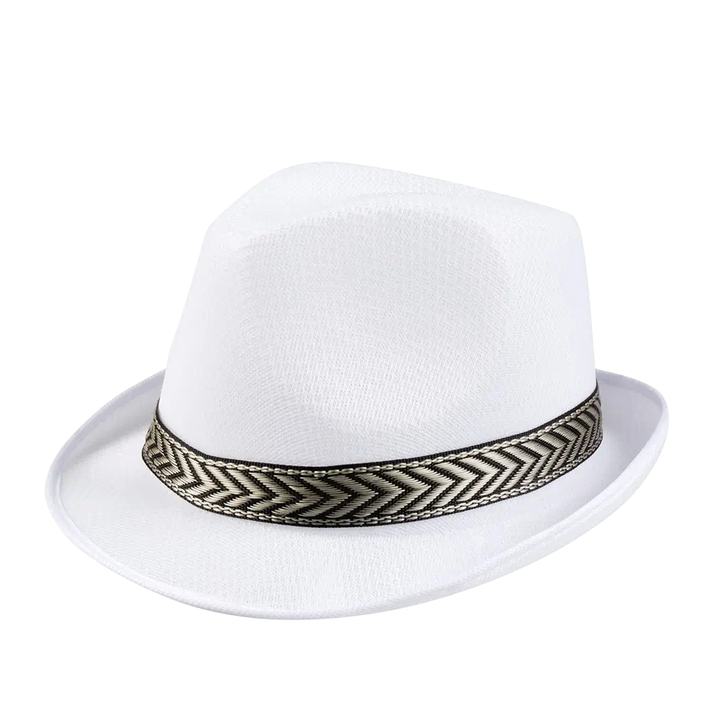 Cappello bianco funky