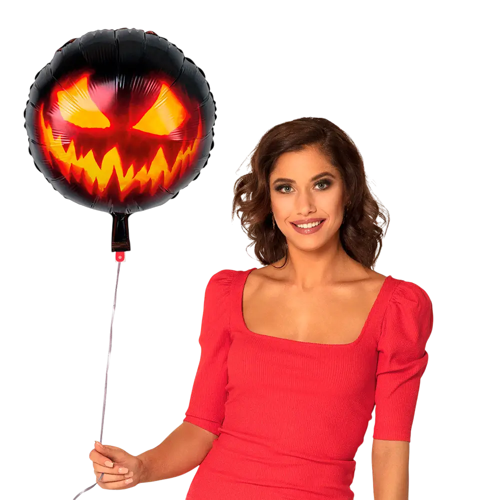 Palloncino zucca spaventosa di Halloween