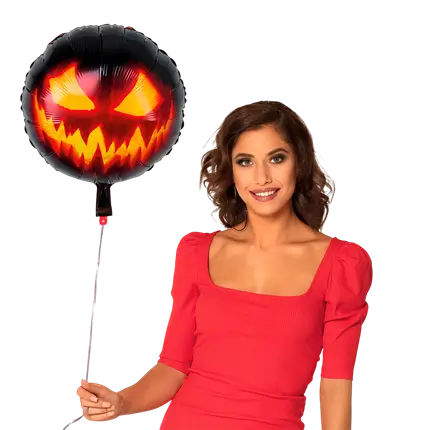 Palloncino zucca spaventosa di Halloween