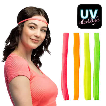 4 fasce elastiche neon
