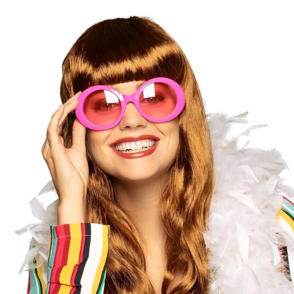 Occhiali da sole Jackie rosa neon