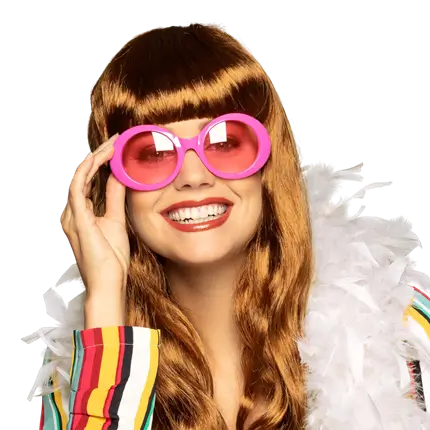 Occhiali da sole Jackie rosa neon