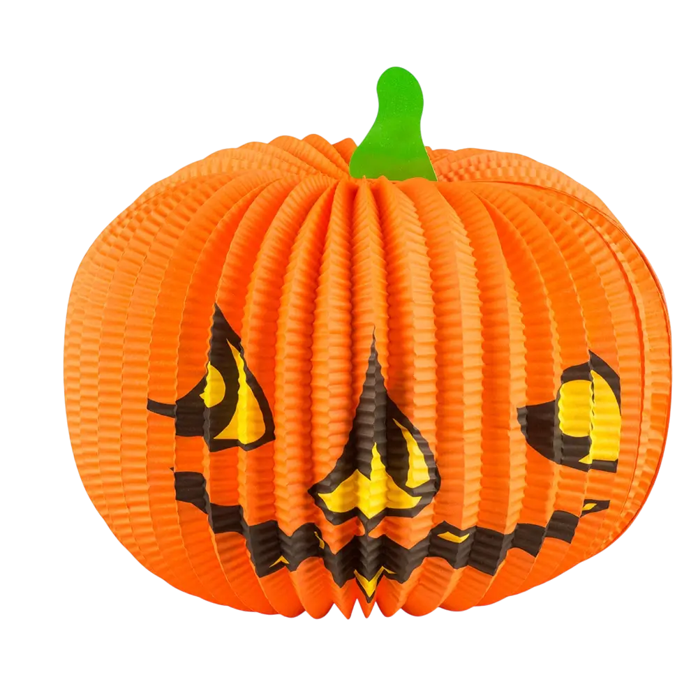 Lanterna di carta per zucca di Halloween 36 cm