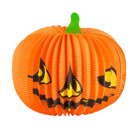 Lanterna di carta per zucca di Halloween 36 cm