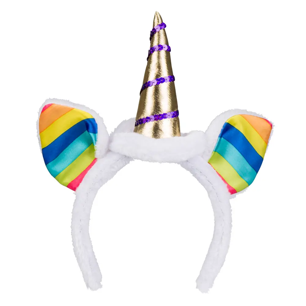 Diadema unicorno arcobaleno
