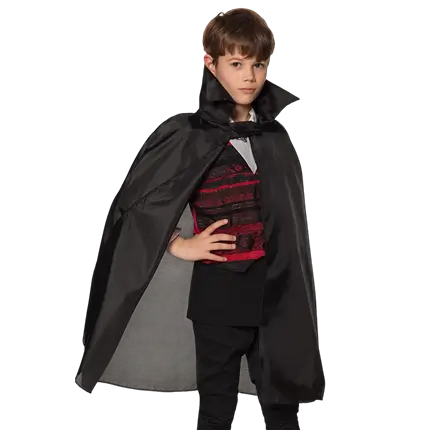 Mantello nero da vampiro - bambino