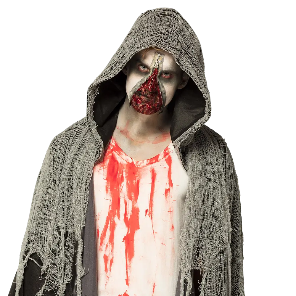 Kit di trucco con zip per zombie