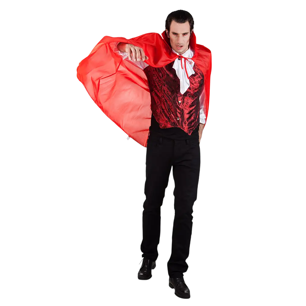Mantello rosso da vampiro per adulti