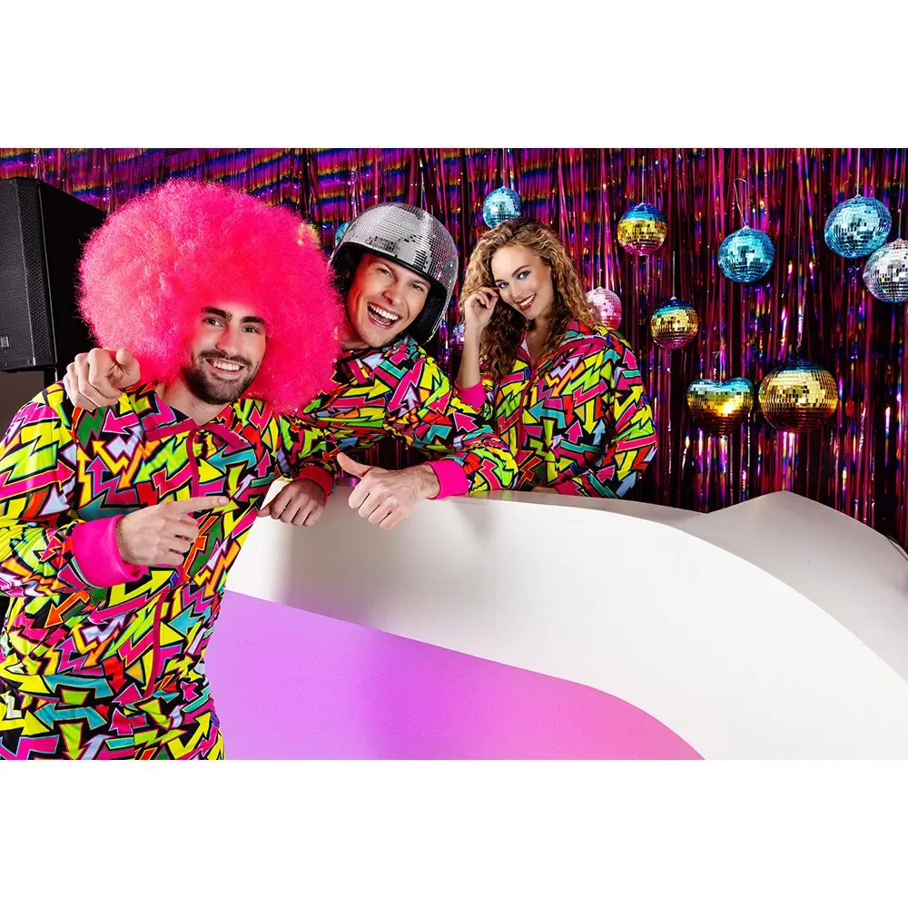6 Palle da discoteca arcobaleno da 8 cm