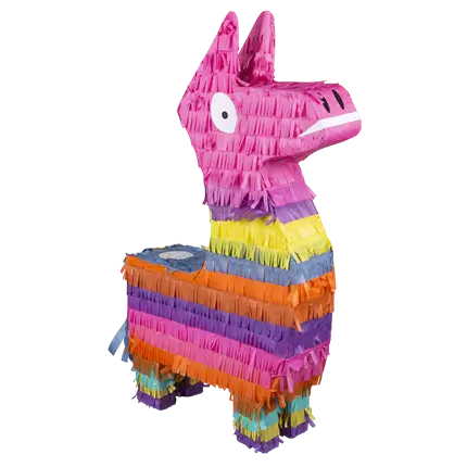 Pignatta a forma di lama multicolore