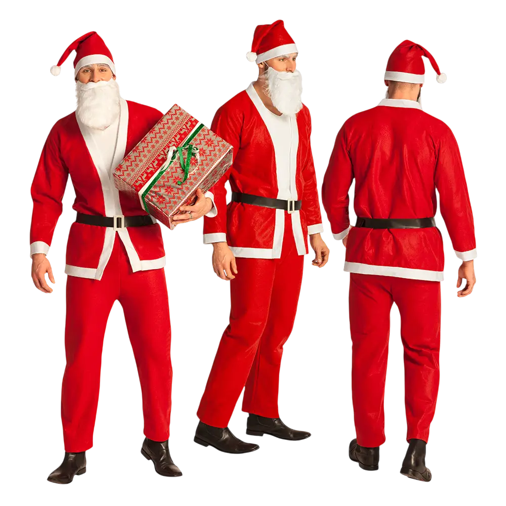 Travestimento da Babbo Natale per adulti