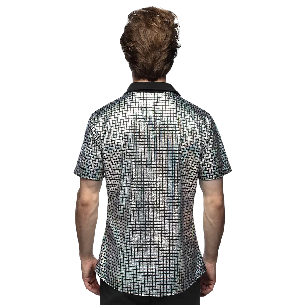 Camicia Silver Disco Diamond - M