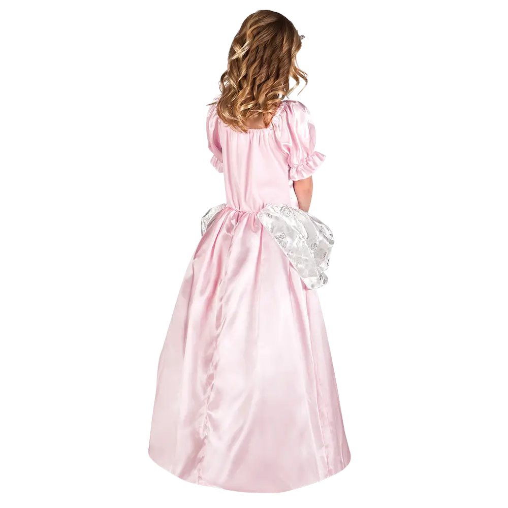 Travestimento da principessa rosa chiaro per bambina - 4-6 anni