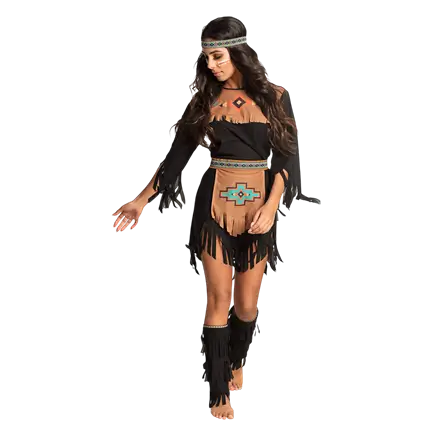 Costume indiano marrone da donna - 36/38