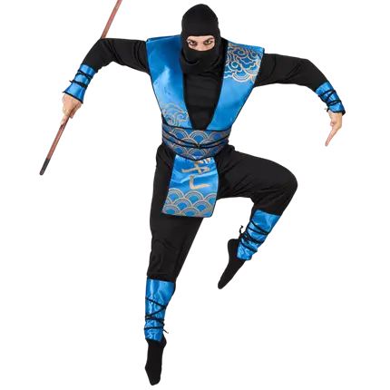 Travestimento Ninja Nuvola Blu adulto - 54/56