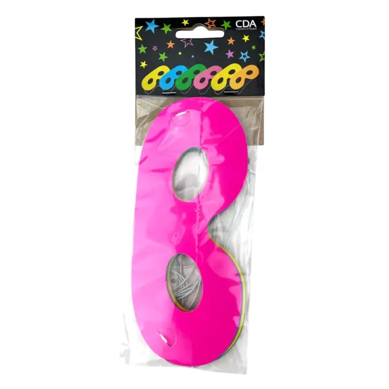 6 lupi di cartone FLUO COLOR