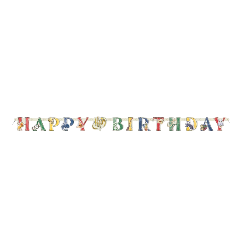 Ghirlanda di buon compleanno - Harry Potter 182 cm