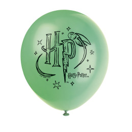 8 palloncini in lattice Harry Potter