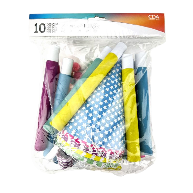 Kit per la festa di Capodanno per 10 persone