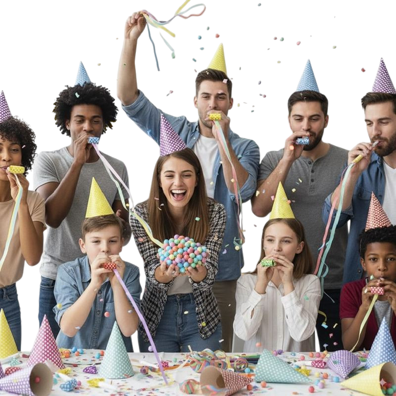 Kit per la festa di Capodanno per 10 persone