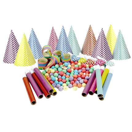 Kit per la festa di Capodanno per 10 persone