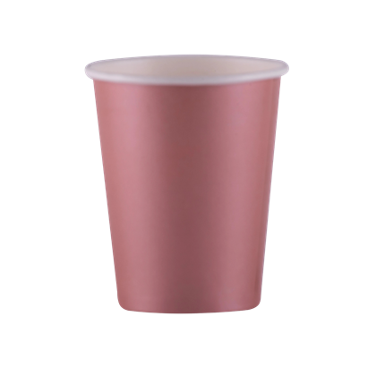 25 bicchieri di carta oro rosa - 20 CL