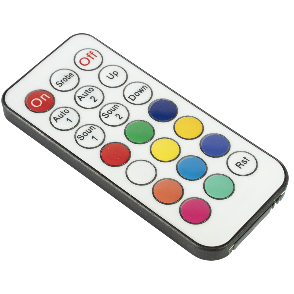 Proiettore PAR EXTRA-PLAT - 18 led RGB 1W (6 rossi, 6 verdi, 6 blu) - Ibiza light