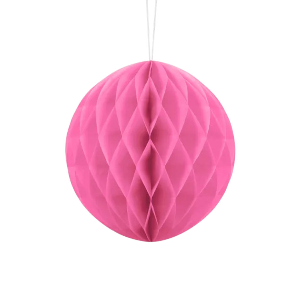 Palla a nido d'ape rosa - 20 cm