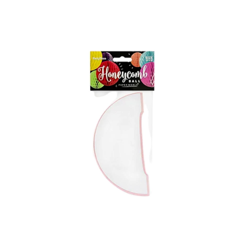 Palla a nido d'ape rosa - 20 cm