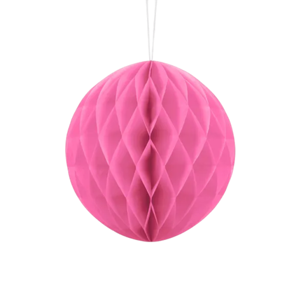 Palla a nido d'ape rosa - 20 cm